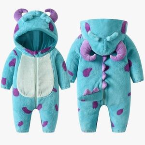 Adorbs, PIXAR, Sulley onesie!!